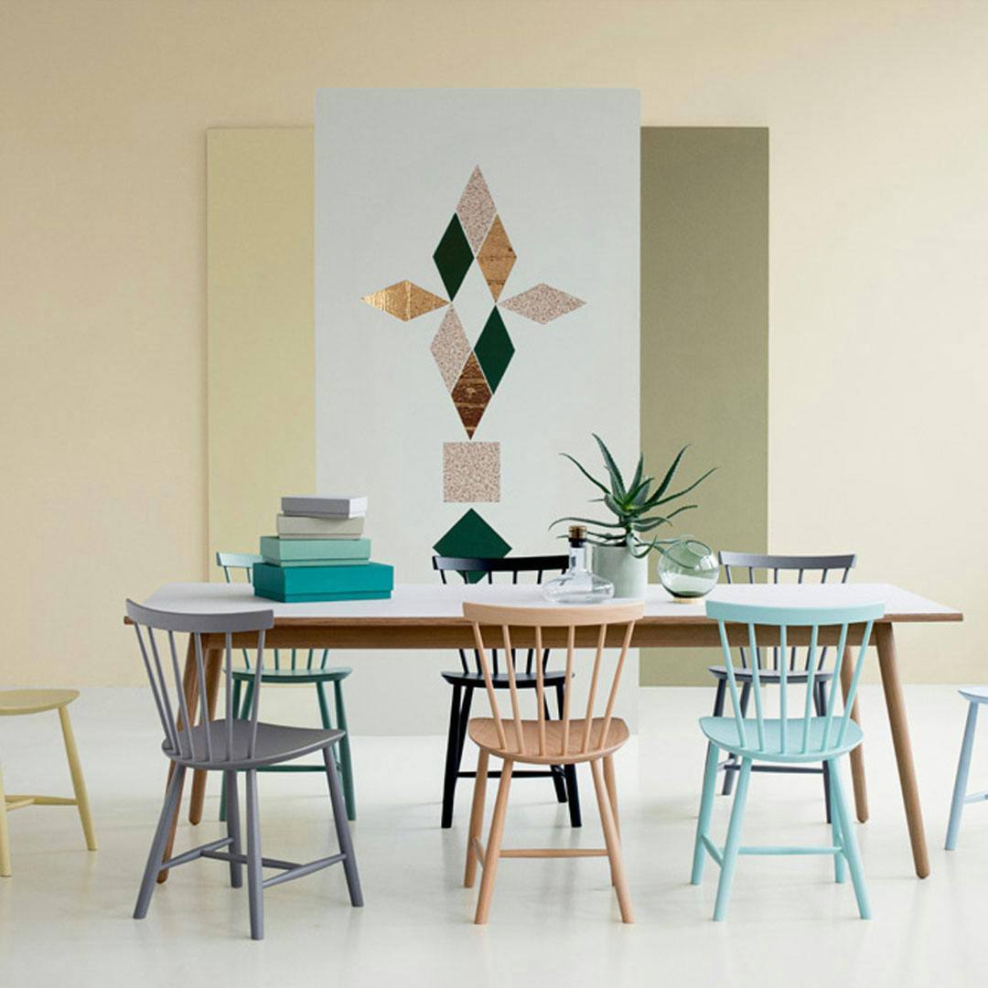 farvede stole fra FDB