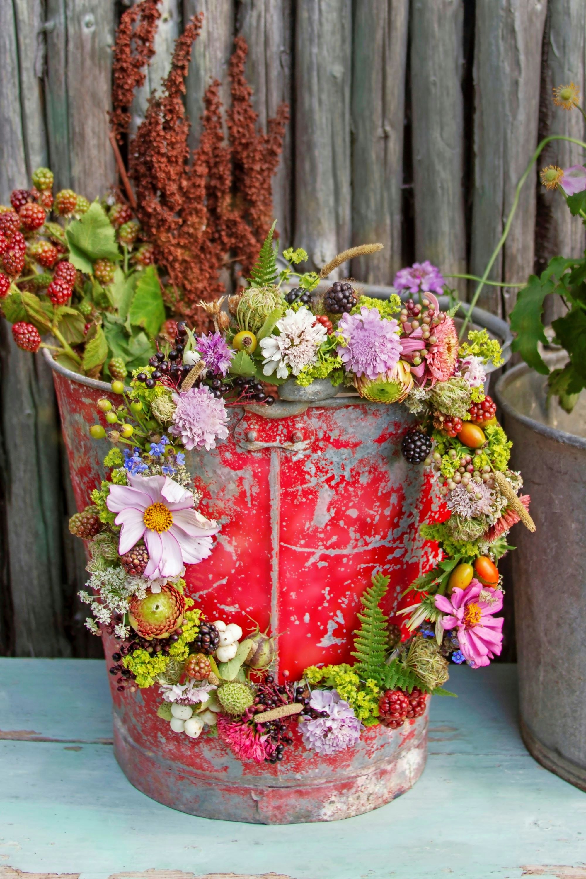 Lav en krans af markblomster