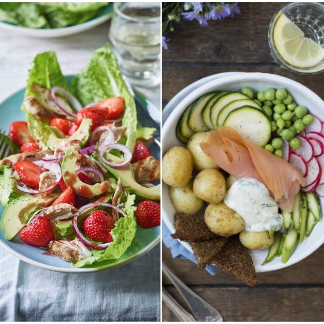 10 friske sommersalater