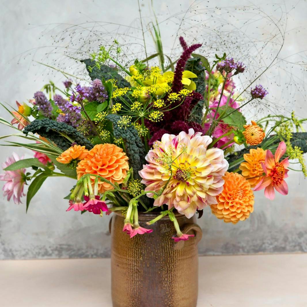 Trin for trin: Sensommerbuket