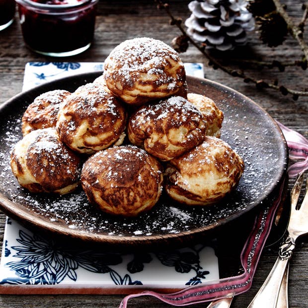 Gammeldags æbleskiver