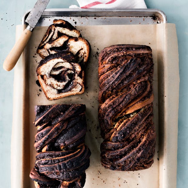 Fletbrød med chokolade