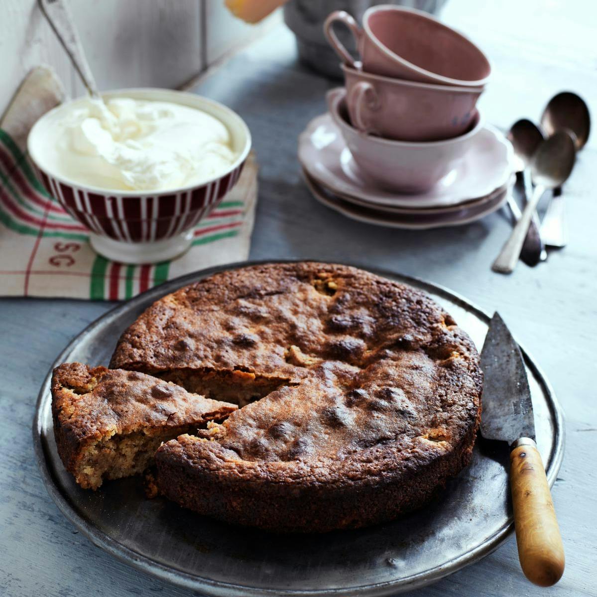 Blondie med rabarber