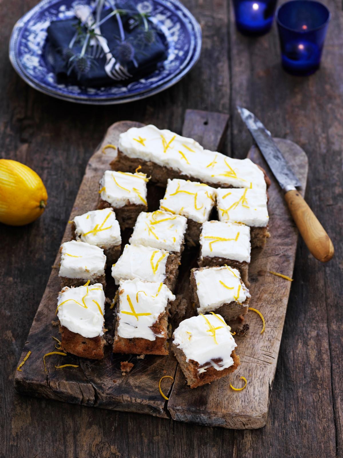 Butternutsquashkage med ingefær og citron