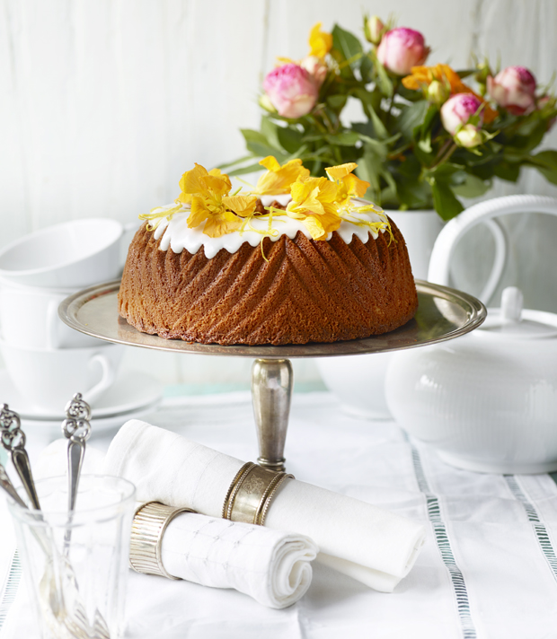 Opskrift på citronmandelkage