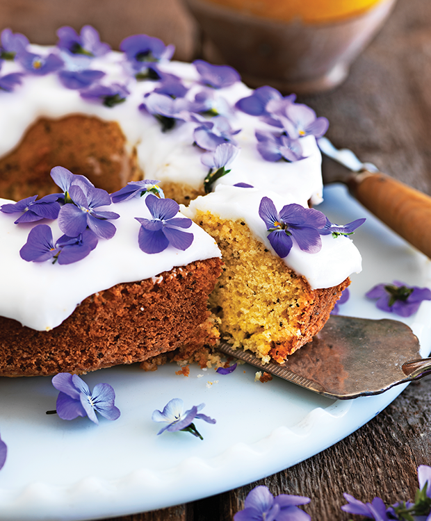 Citronkage med chiafrø