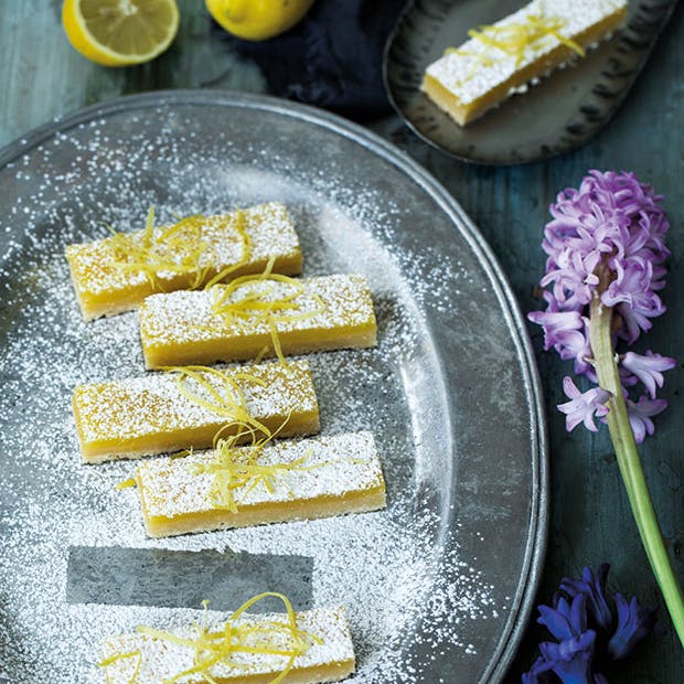 Friske citronsnitter