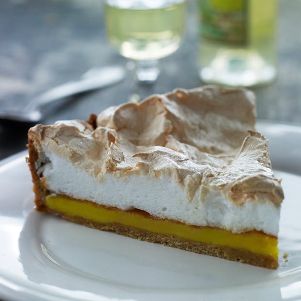 Citrontærte med marengs