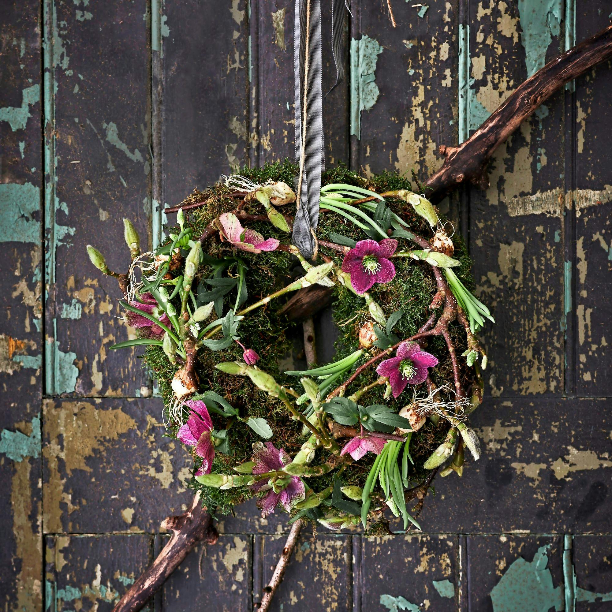 Farverig skovbundskrans