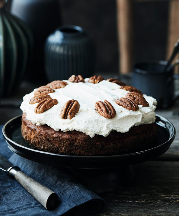 Gulerodskage med mascarpone-frosting