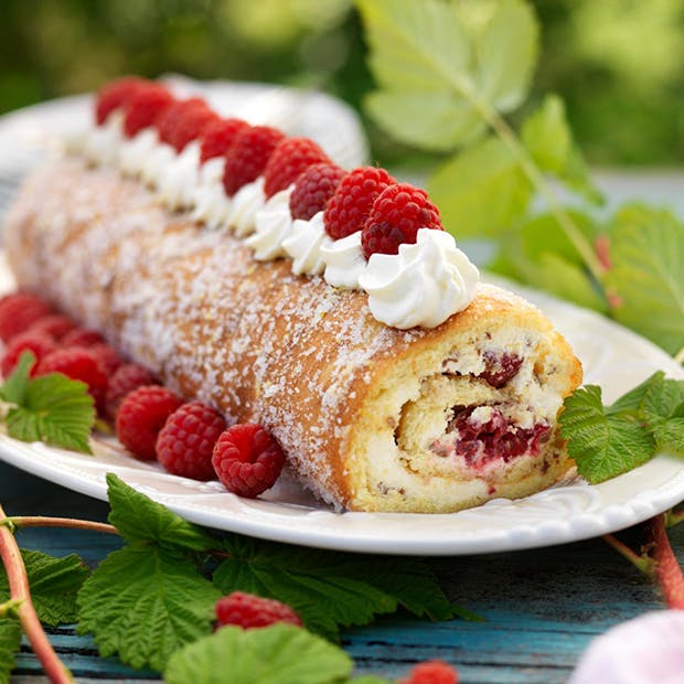 Hindbærroulade