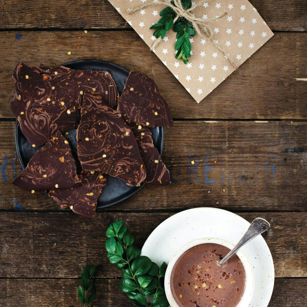 Chokoladebrud med chili og havsalt