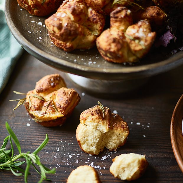 Kuverbrød med parmesan