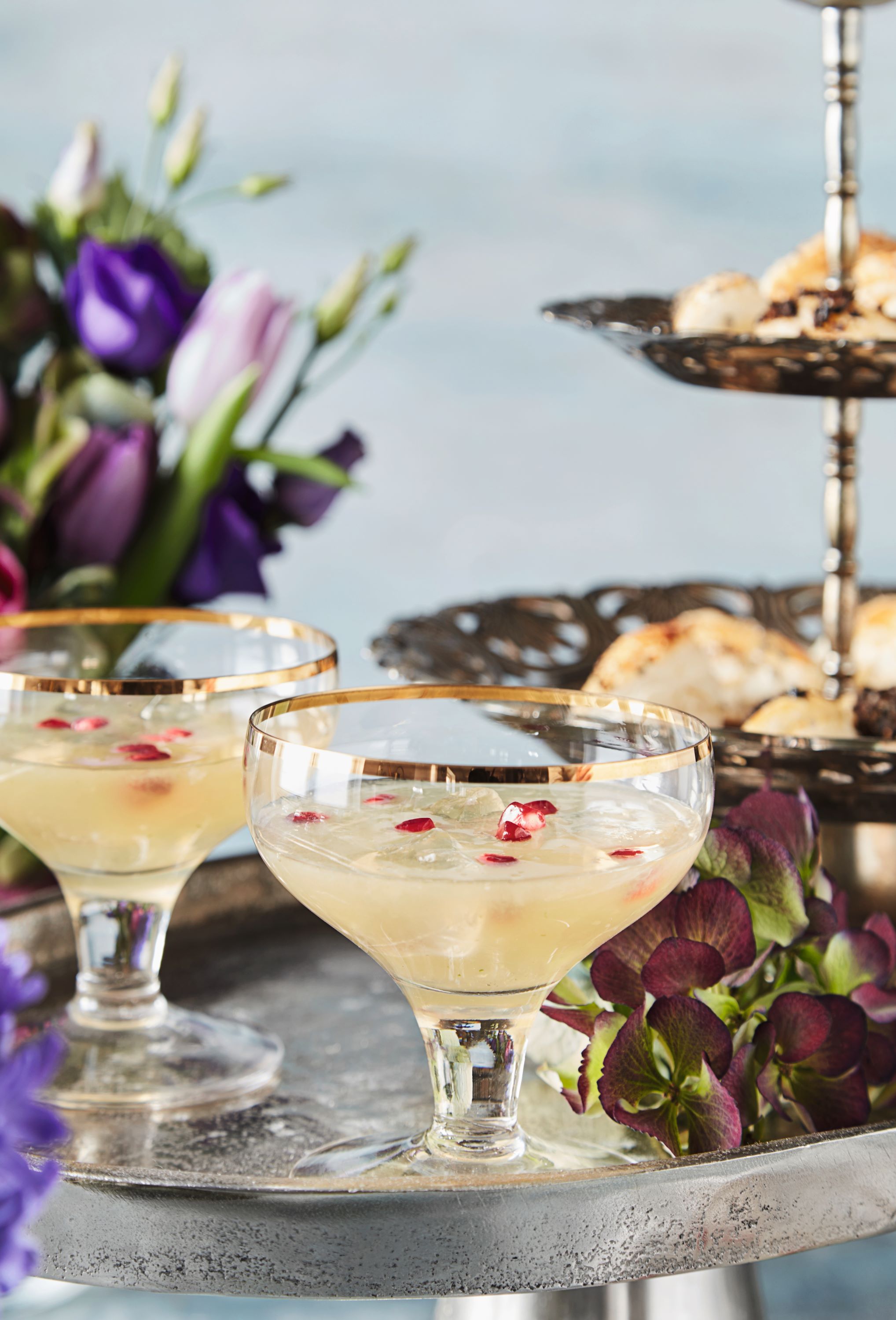 Opskrift på limedrink med granatæble