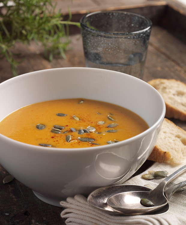 Linsesuppe med rød karry