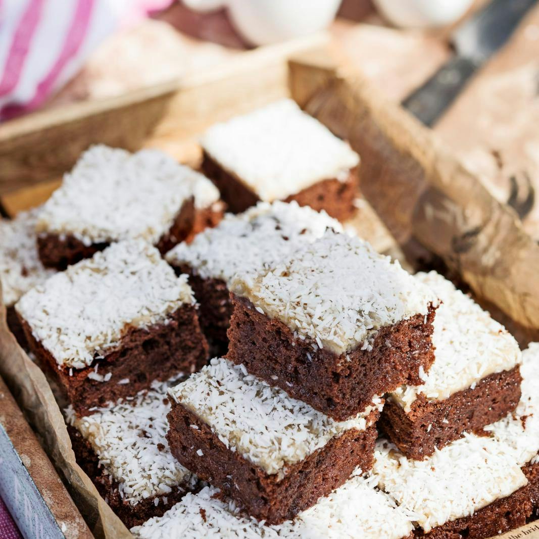 Chokoladekage med den lækreste topping