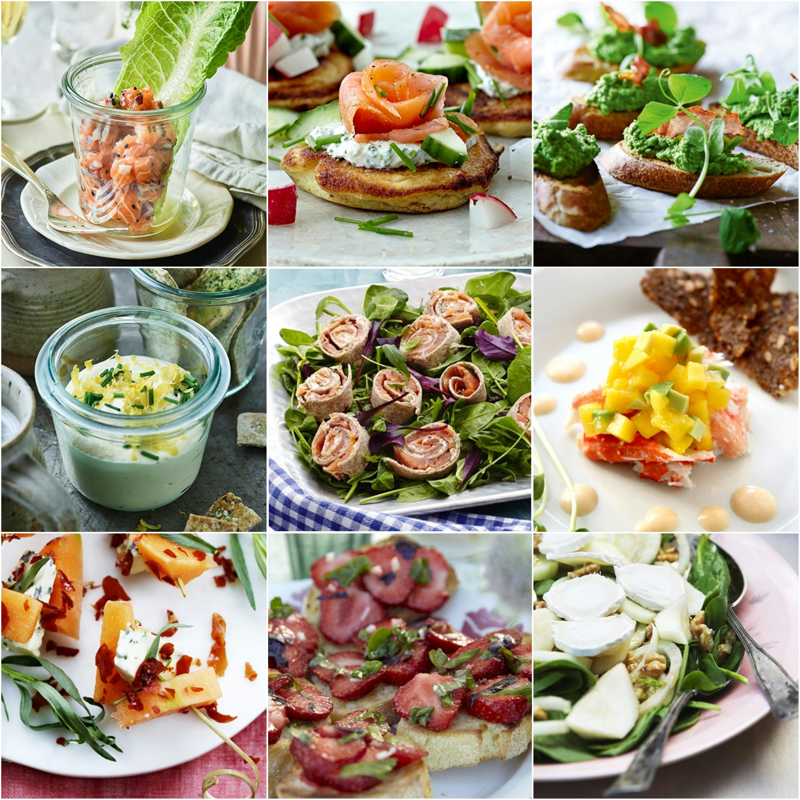 Nemme forretter til sommer