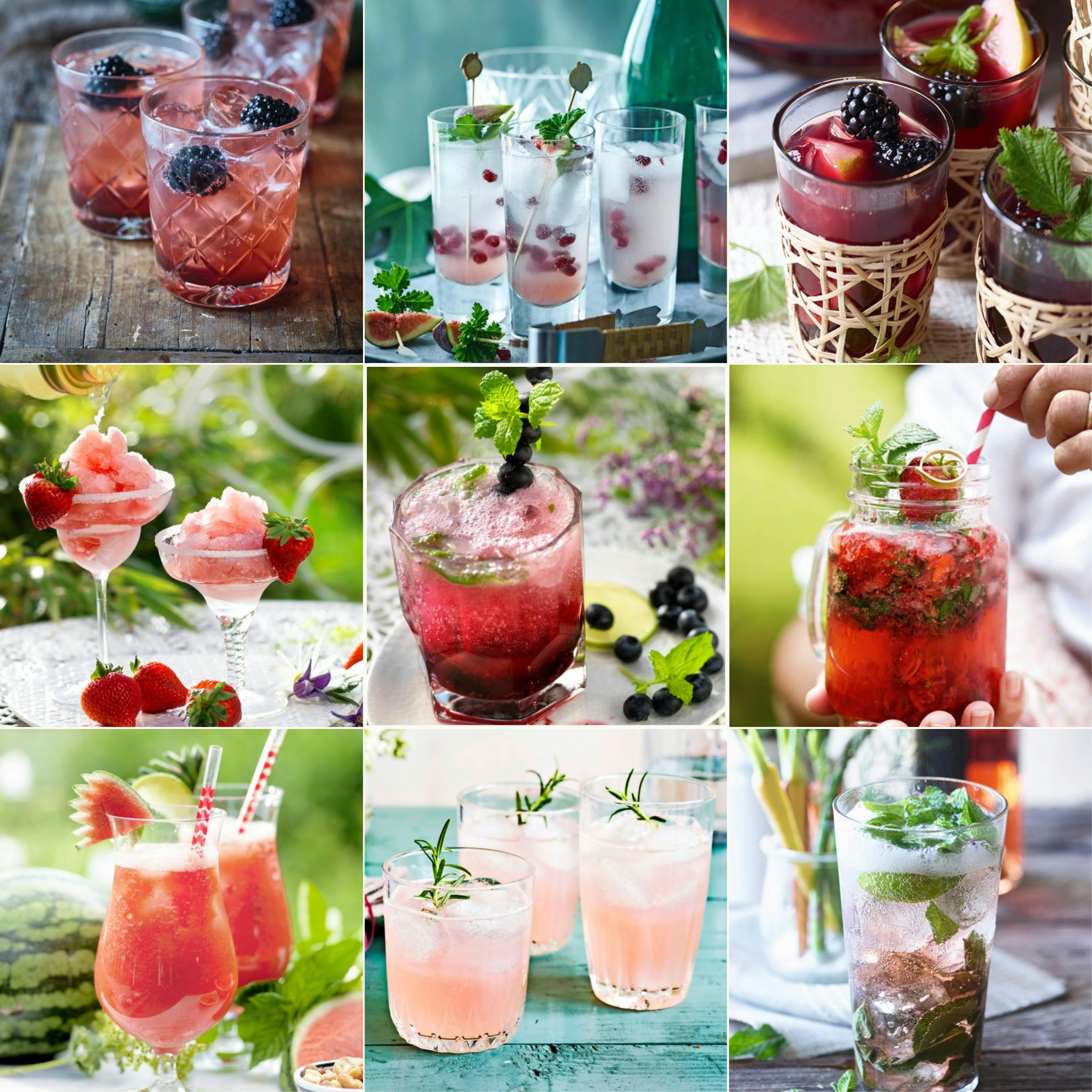 9 opskrifter på sommerdrinks