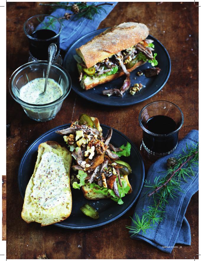 Andesandwich med valnøddemayo