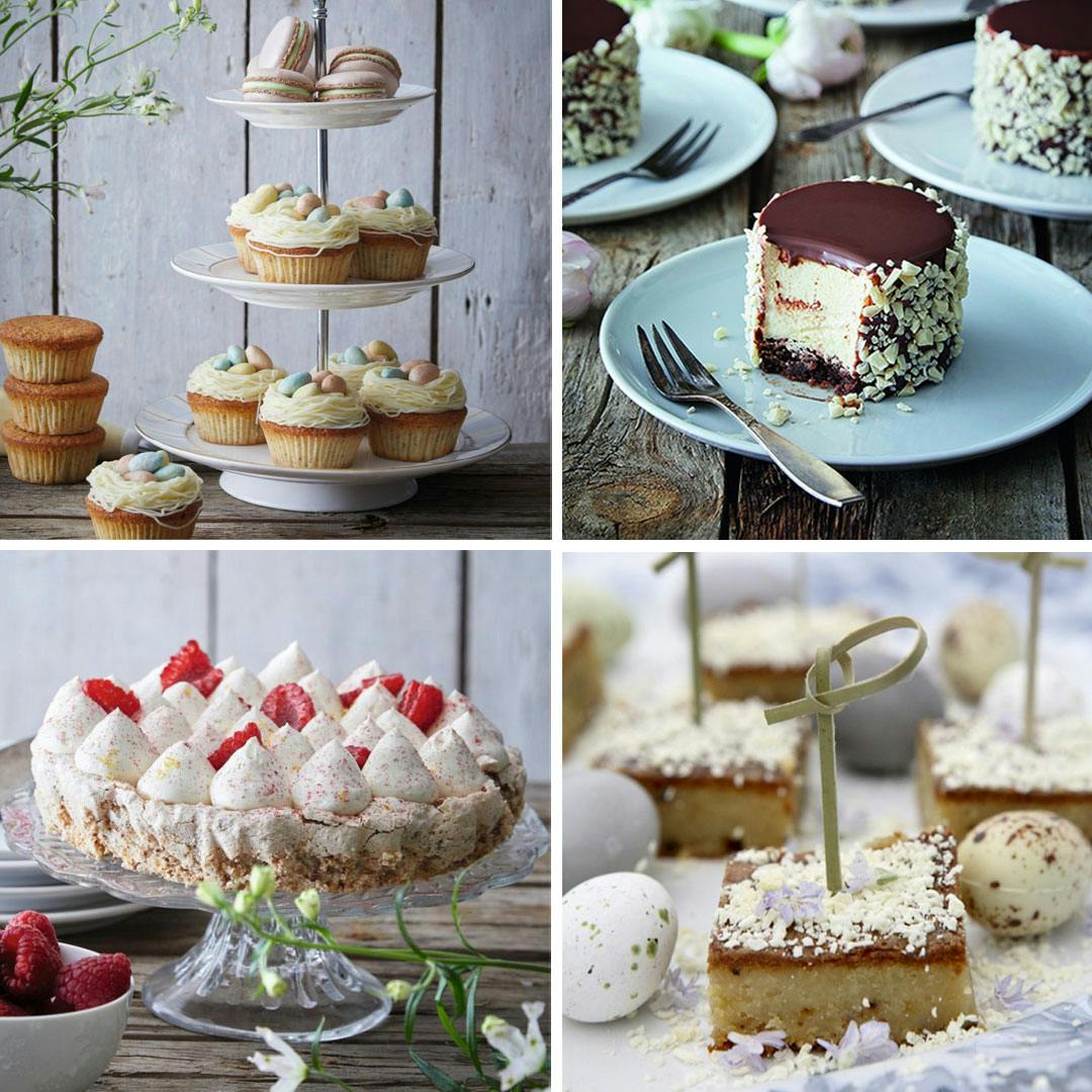 Påskekager og påskedesserter til påskefrokosten