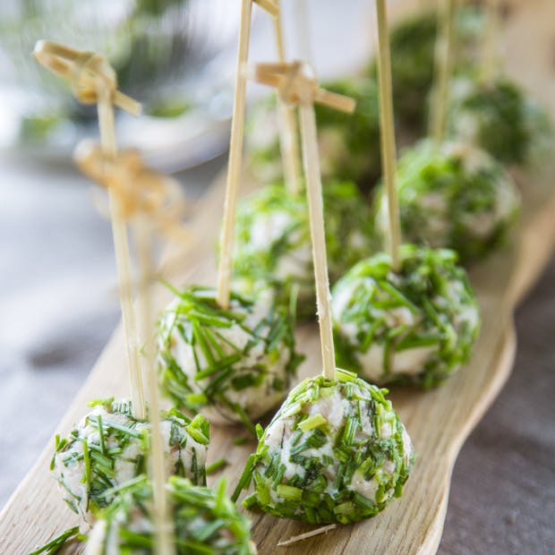 Røget ørred med purløg