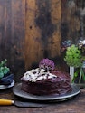 Chokoladekage med rødbeder og chokoladecreme