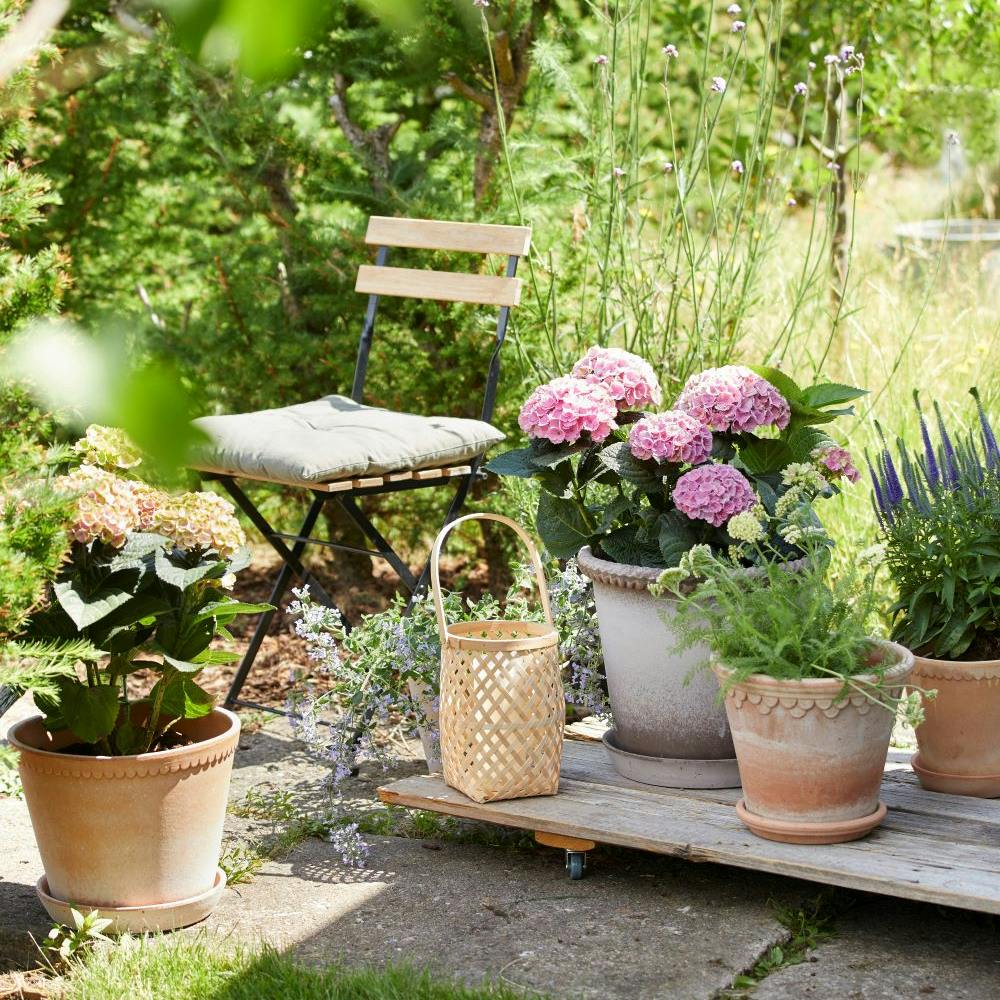 Rullebord til blomsterkrukker