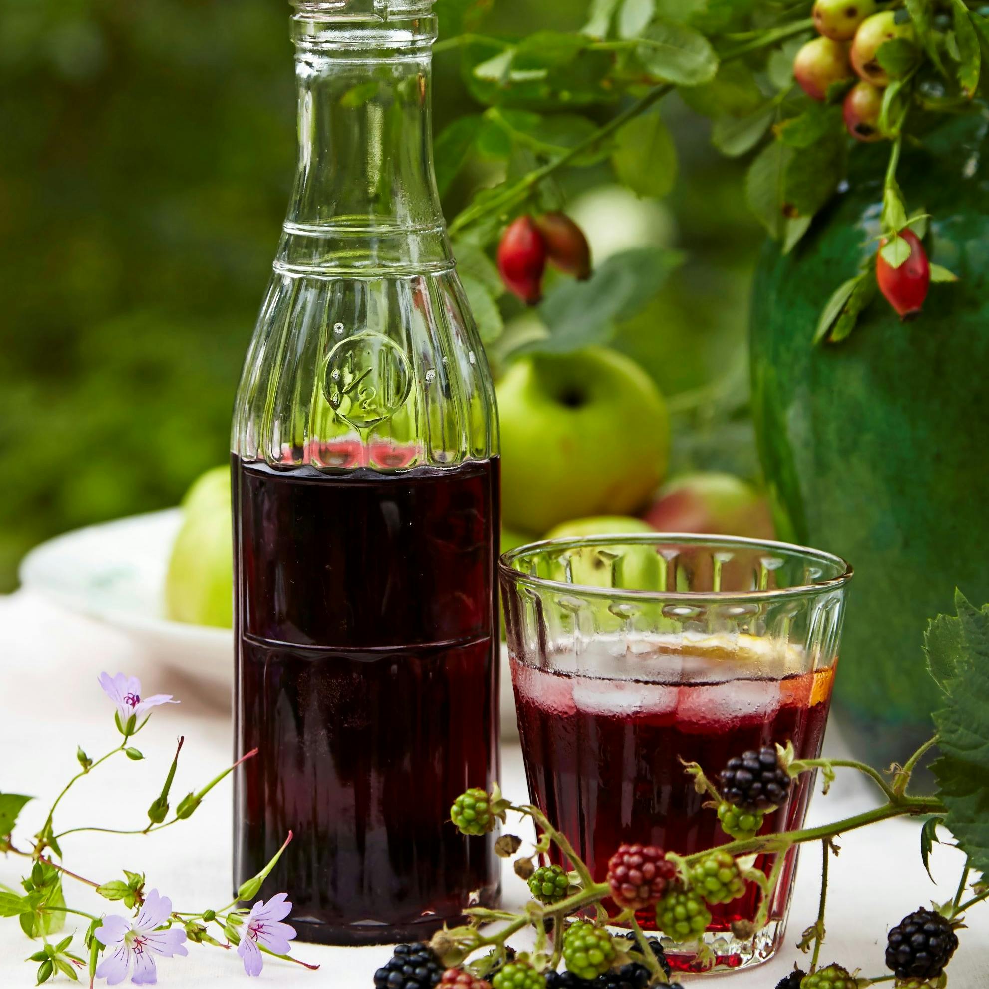 Opskrift på brombærsaft