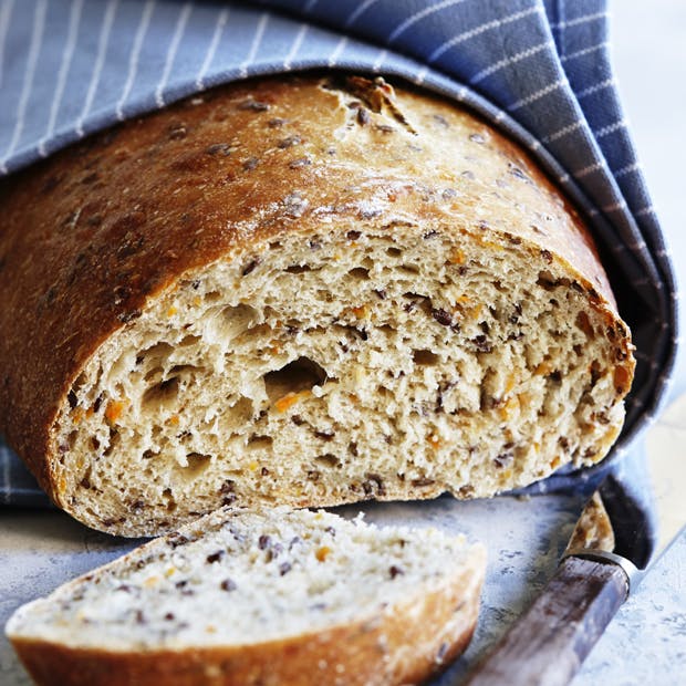 Speltbrød med gulerødder