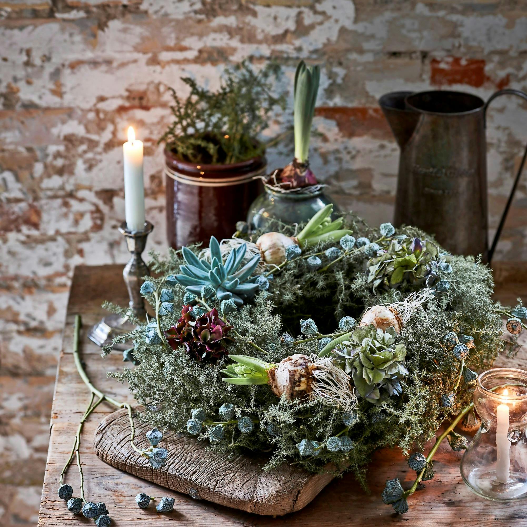 DIY: Blå bohemekrans