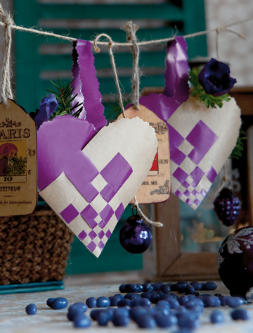 Sådan fletter du et julehjerte