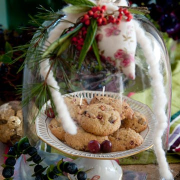 Lækre cookies med tranebær