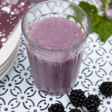 Smoothie med brombær