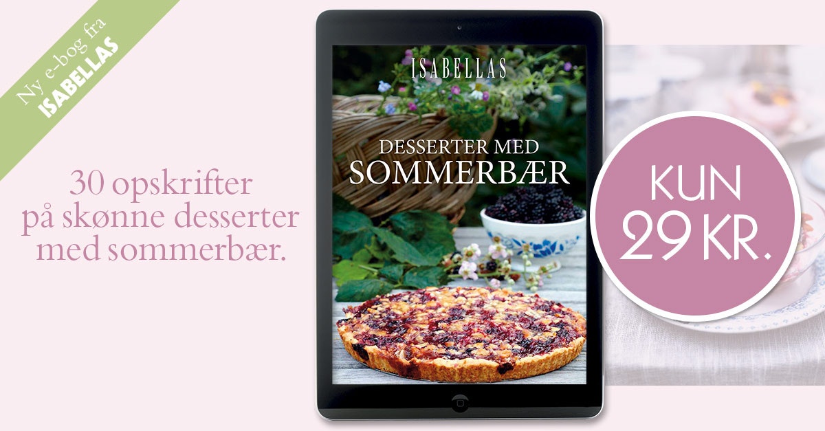 ISABELLAS nye e-bog: Desserter med sommerbær