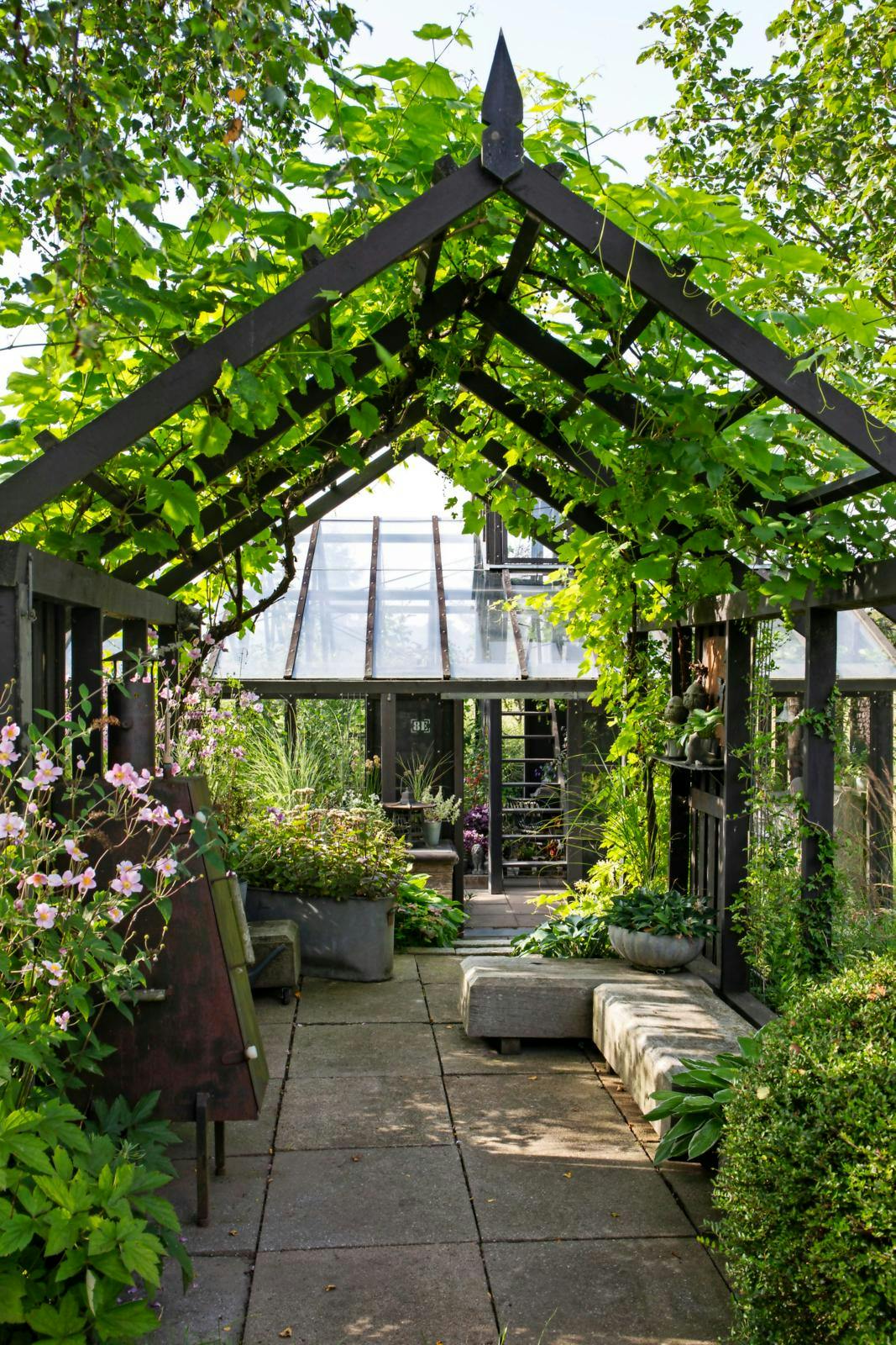 Orangeri og pergola fyldt med stemning