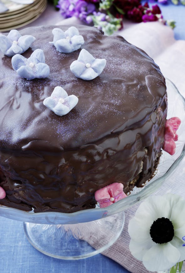 Blomster af fondant 
