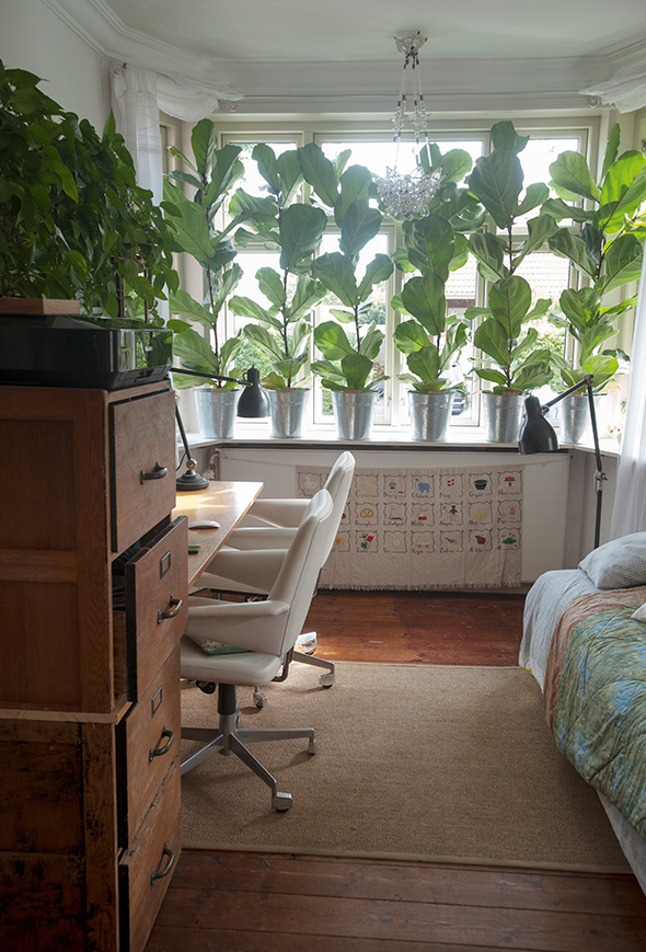 En grøn kontor-oase