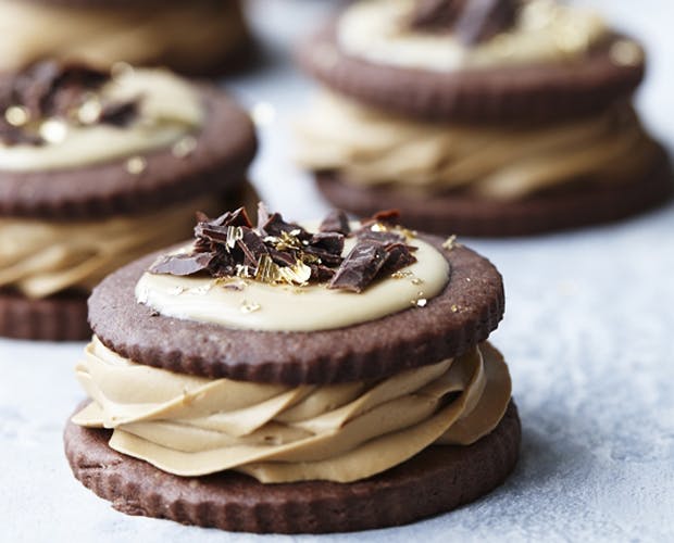 Medaljer med mokkaskum opskrift