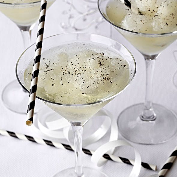 Champagnedrink til nytårsfesten